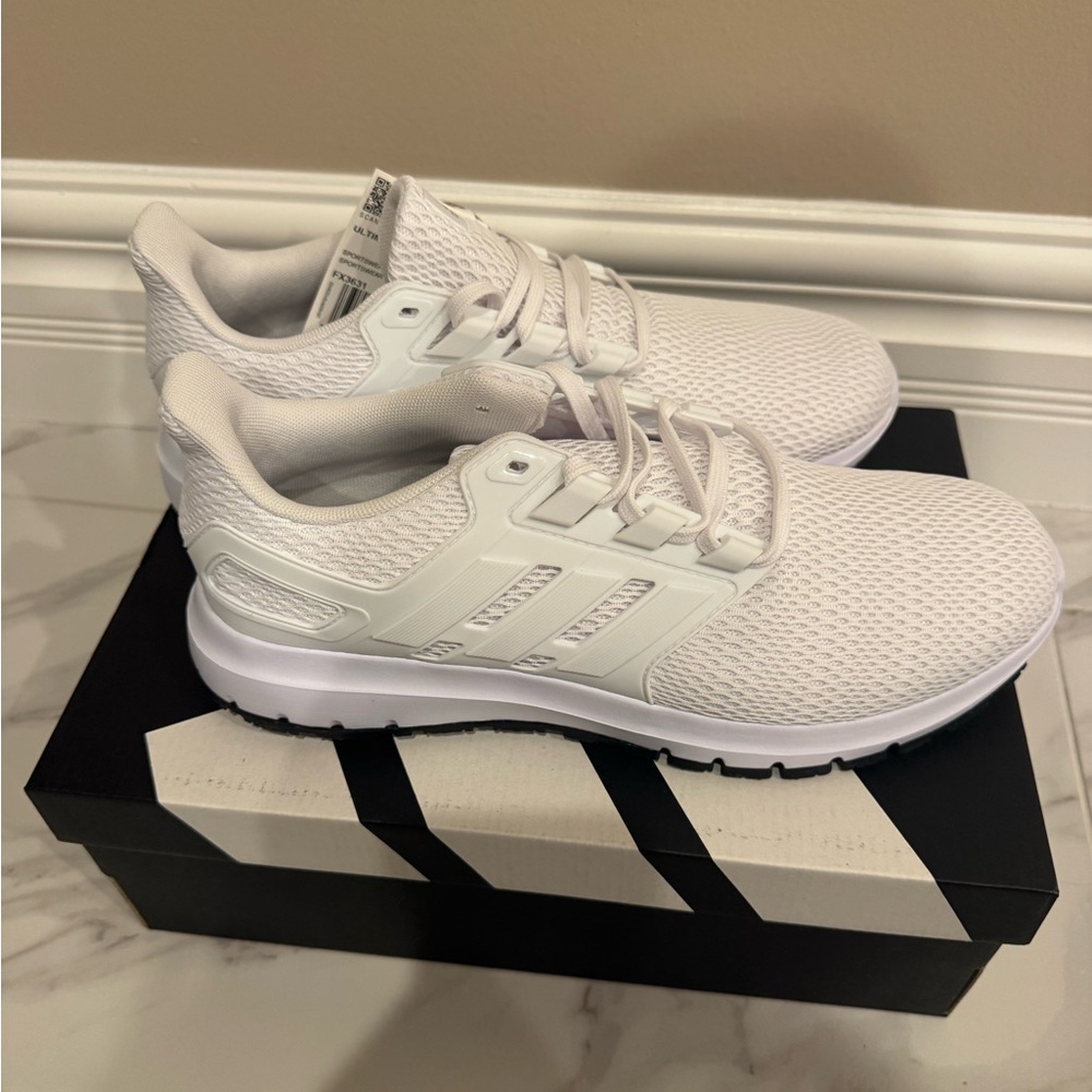 Adidas All-White Ultima Show Sneakers